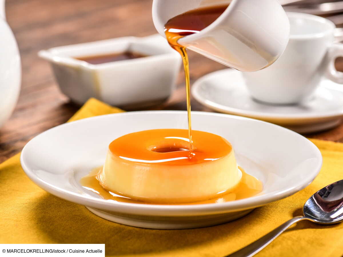 Flan renversé au caramel : l&amp;#39;étonnante recette du chef Philippe Conticini