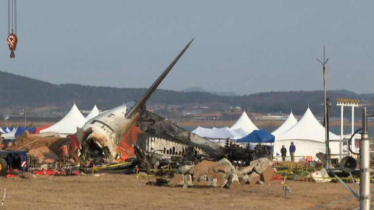 The aftermath of the South Korea plane crash