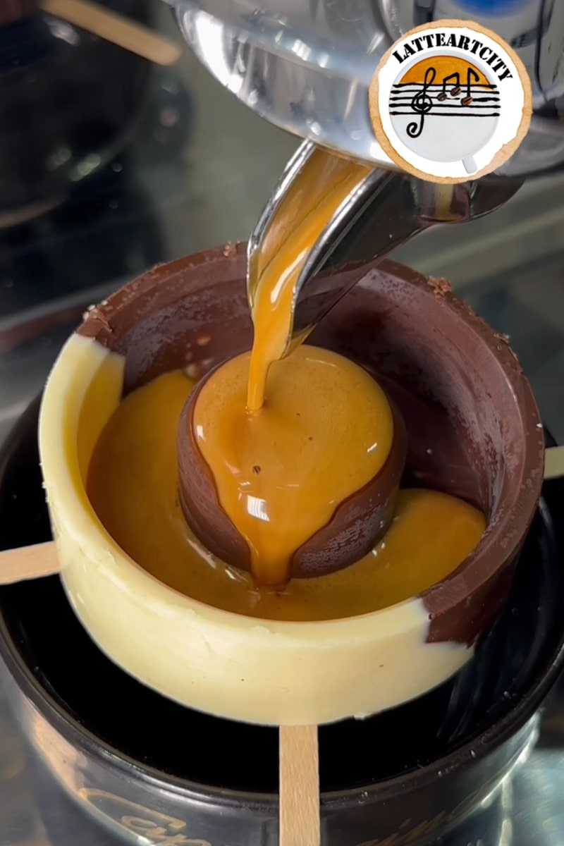 Nachsichtiger zuckerfreier Schokoladen-Espresso