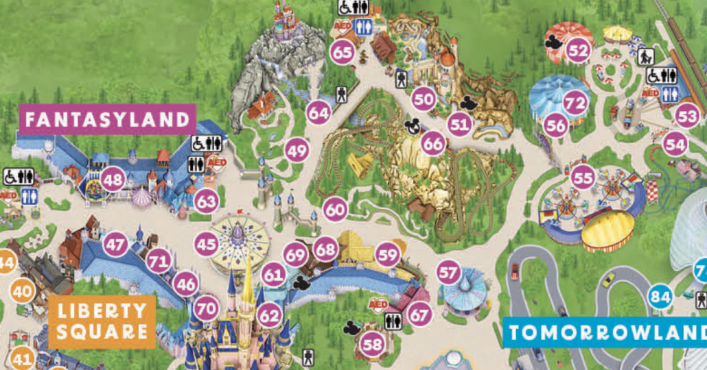 2025 Magic Kingdom Map Walt Disney - AA1wRM0p.img