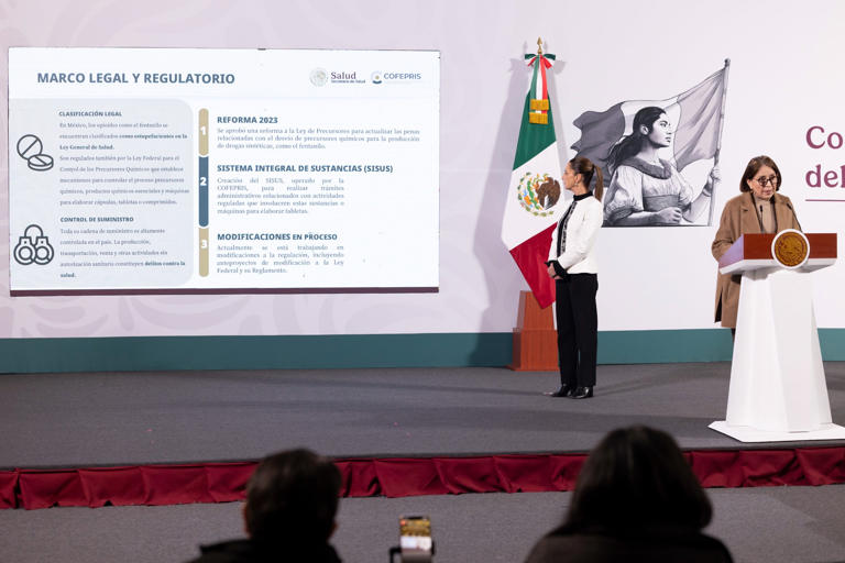 Armida Zúñiga Estrada, titular de Cofepris. | Crédito: Presidencia