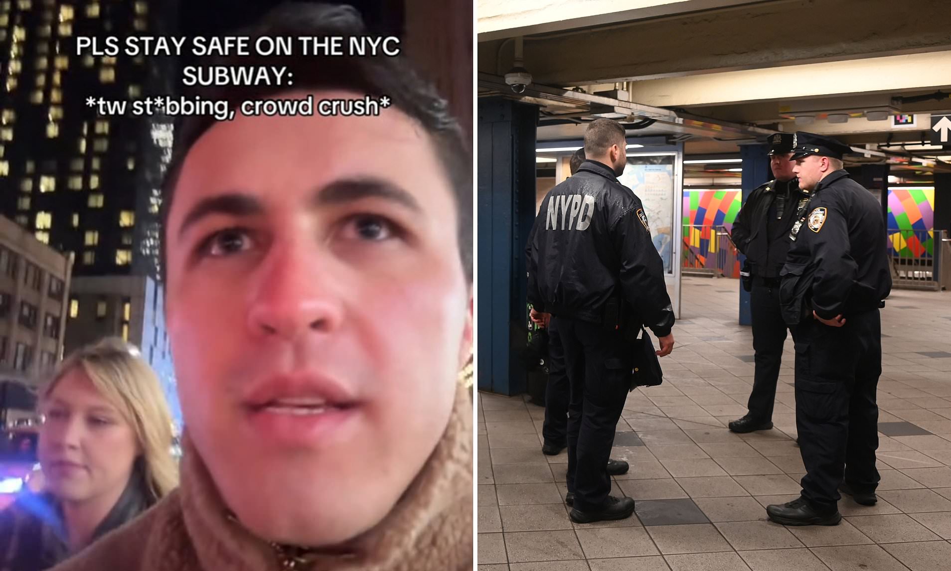 TikToker shares harrowing neardeath experience on NYC subway