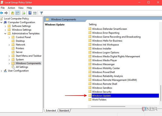 Windows Updates in GPE