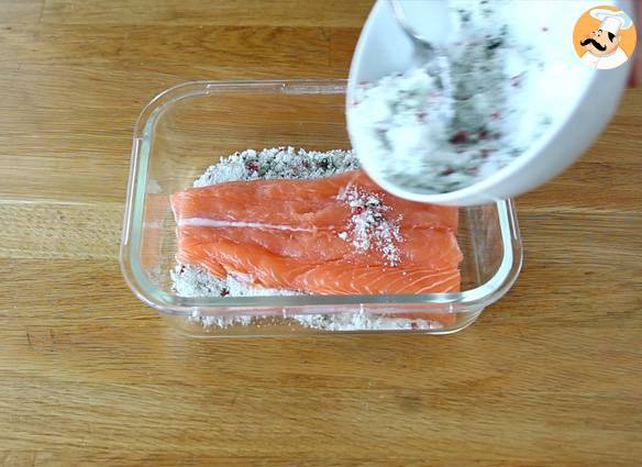 Gravlax, der marinierte lachs nach schwedischer art