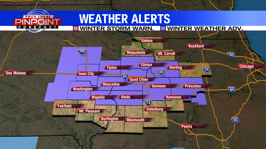 The first snowfall of 2025 brings an advisory