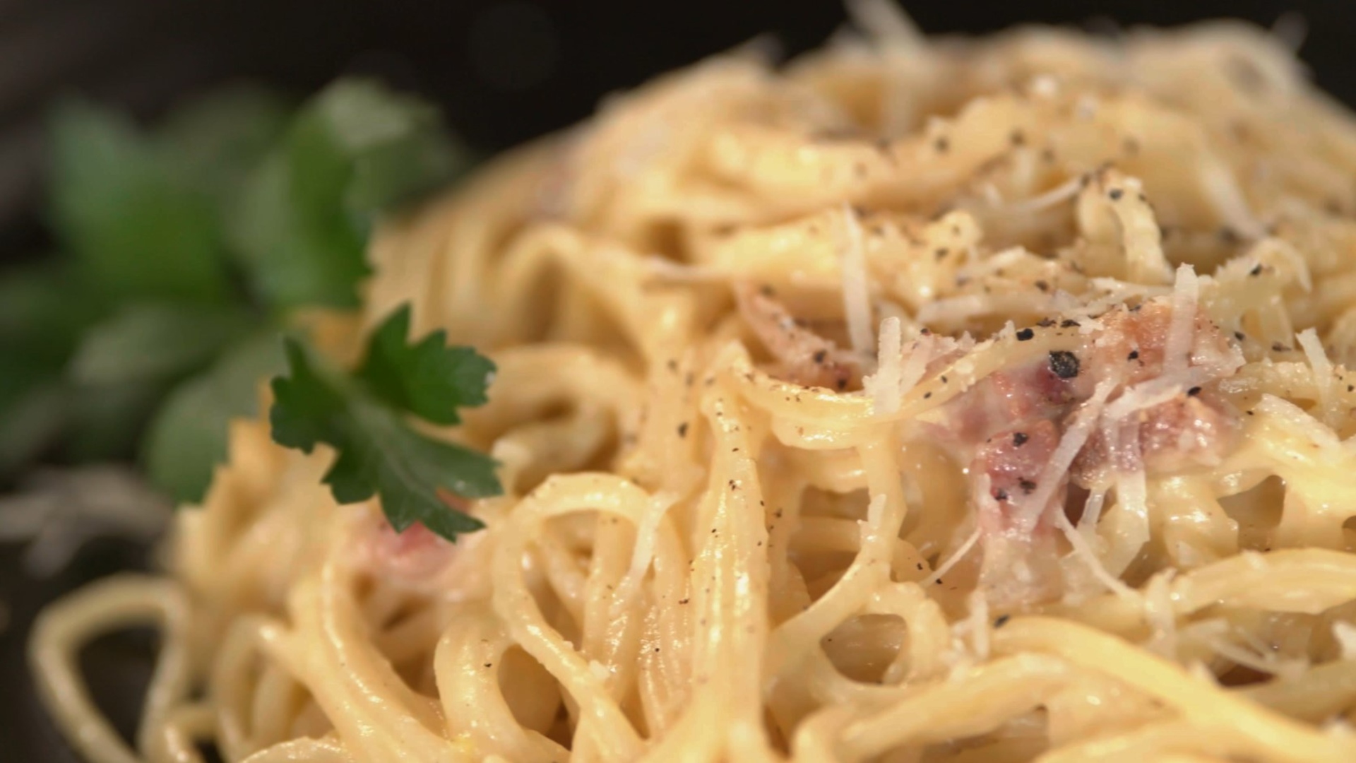 Spaghetti Carbonara, ein italienischer Klassiker