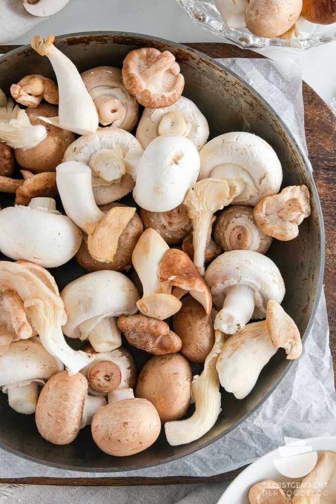 Pilzcremesuppe – das einfache Rezept
