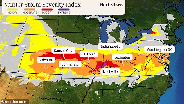 Winter storm place 60 million Americans under weather alerts