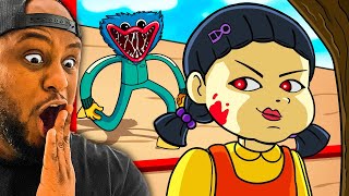 Poppy Playtime vs Squid Game—Animation Comparisons