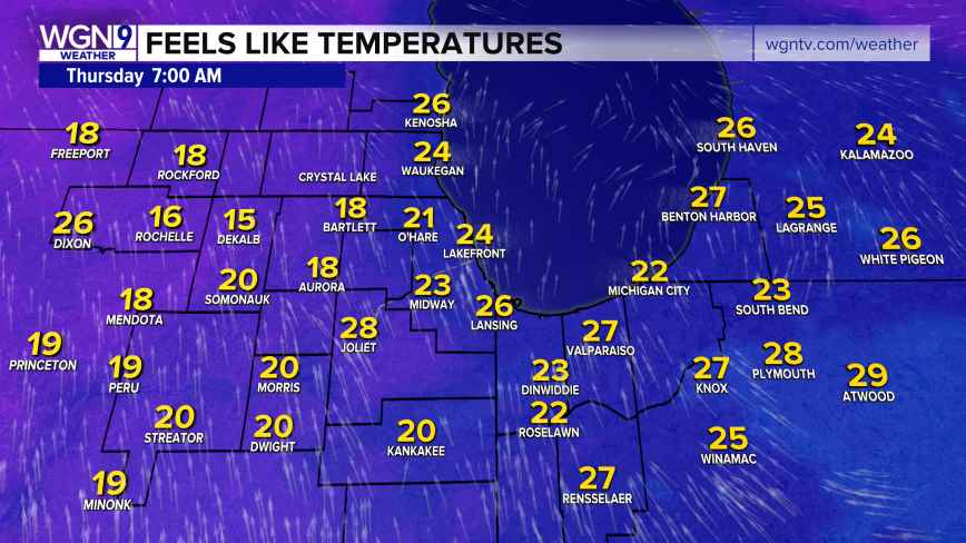 AA1wa1m4 Sunday forecast: Snow arrives overnight across Chicagoland