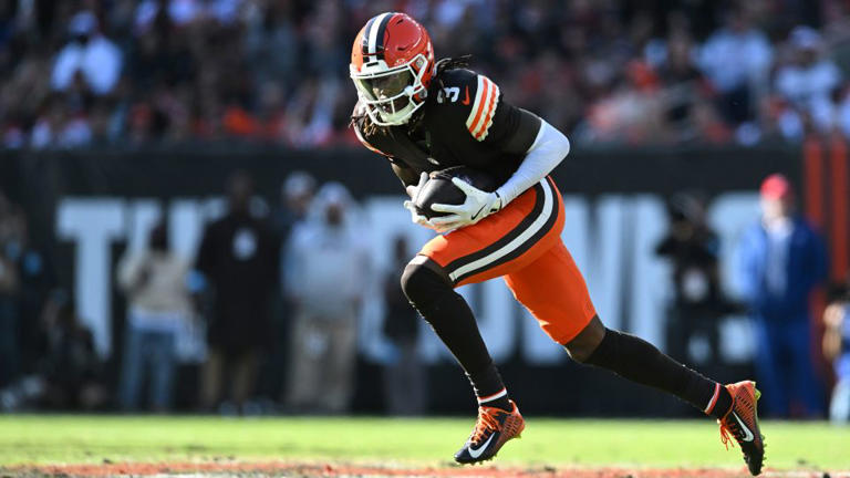 Jeudy has starred for the Cleveland Browns this season with over 1,000 receiving yards. - Nick Cammett/Getty Images