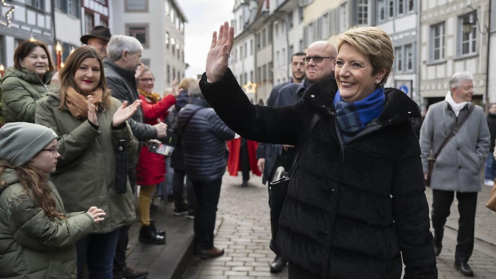 2025 übernimmt sie das Zepter Bundespräsidentin Karin KellerSutter in