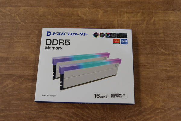 ドスパラセレクト DDR5 16GBx2 RGBメモリー 6000MT/s ドスパラセレクト DDR5 16GBx2 RGBメモリー 6000MT/s