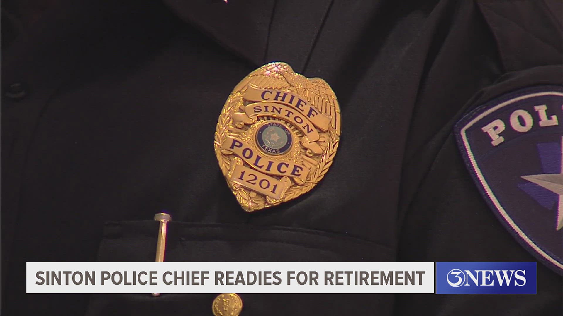 Sinton Police Chief readies for retirement
