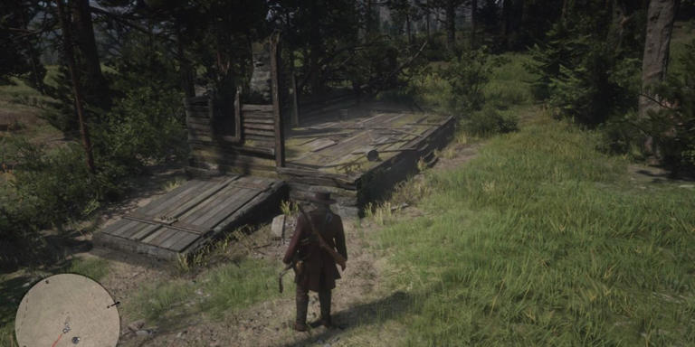 Carved face in Big Valley, RDR2