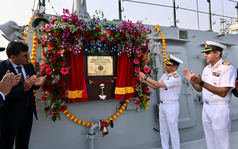 Mazagon Dock Empowers Indian Navy with Stealth Frigate INS Nilgiri and Destroyer INS Surat