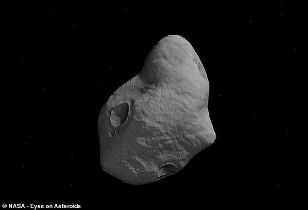 The asteroid 2024 XN1 (pictured) is as big as a ten-story building and could be up to 70 metres (230 ft) according to the European Space Agency's estimates 