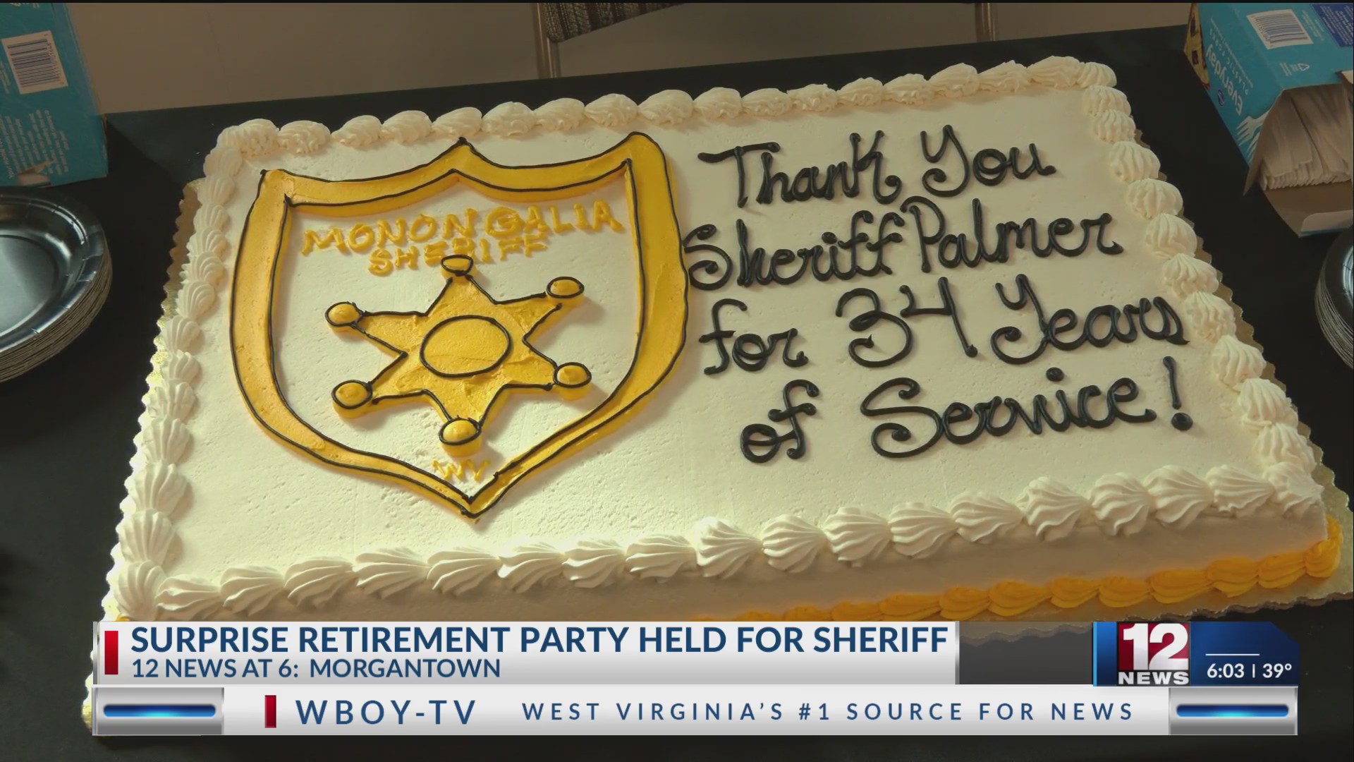 Surprise retirement party held for Monongalia County Sheriff