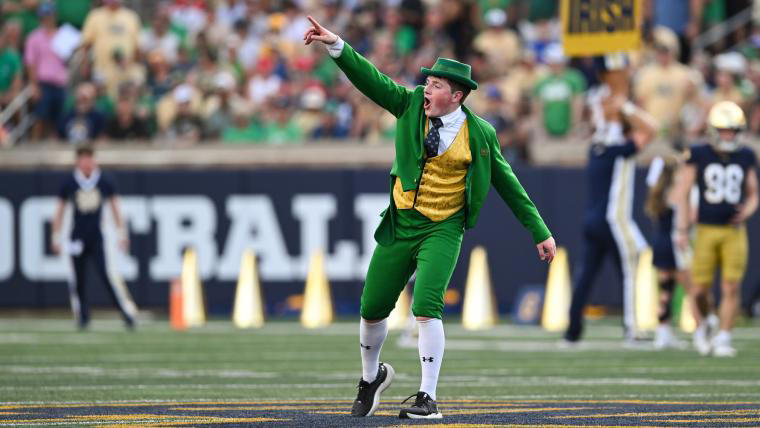 Who is Notre Dame's mascot? Meet the Leprechaun for 2024 and history ...