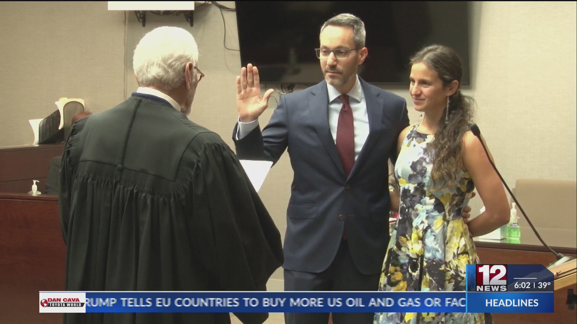 Swearing in ceremony for new circuit court judge in Monongalia County Swearing in ceremony for new circuit court judge in Monongalia County
