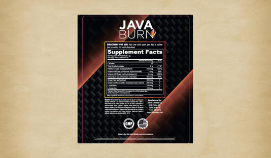 Java Burn Label