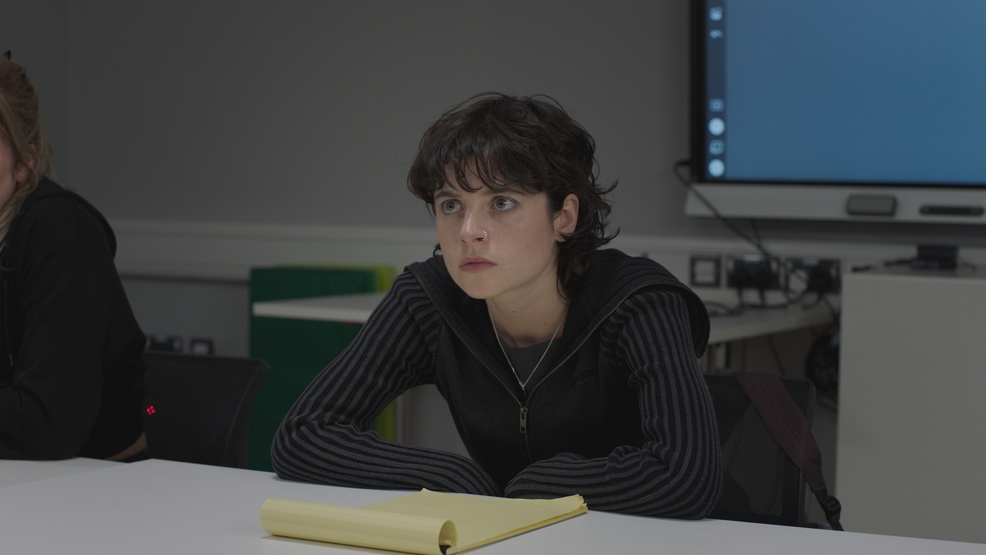 Jan lets newbie Indie know she has a lot to learn... (Image credit: BBC Studios. )