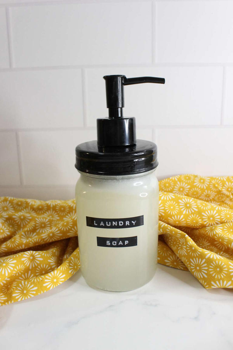 How to Make Your Own Liquid Laundry Detergent