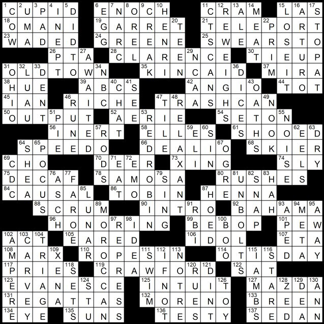 Solution to Evan Birnholz s Dec 22 crossword Sign of the Times Solution to Evan Birnholz s Dec 22 crossword Sign of the Times