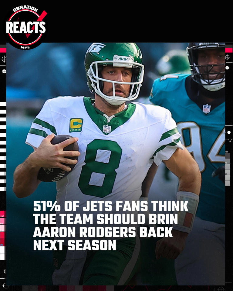 Jets fans are split on an Aaron Rodgers 2025 return