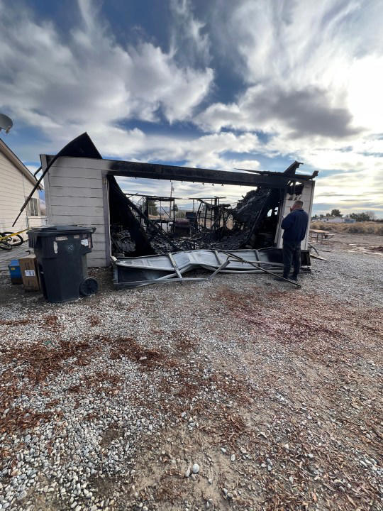 Nye County Sheriff’s Deputy’s Home Damaged By Fire; K9 Zeus Recovering