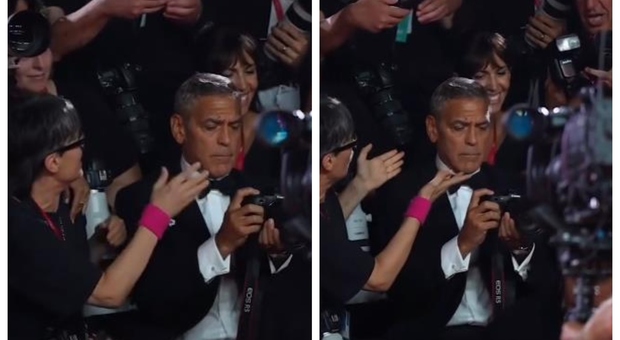 Lo scatto rubato da George Clooney all&amp;#39;ascolana Cinzia Camela eletta ...