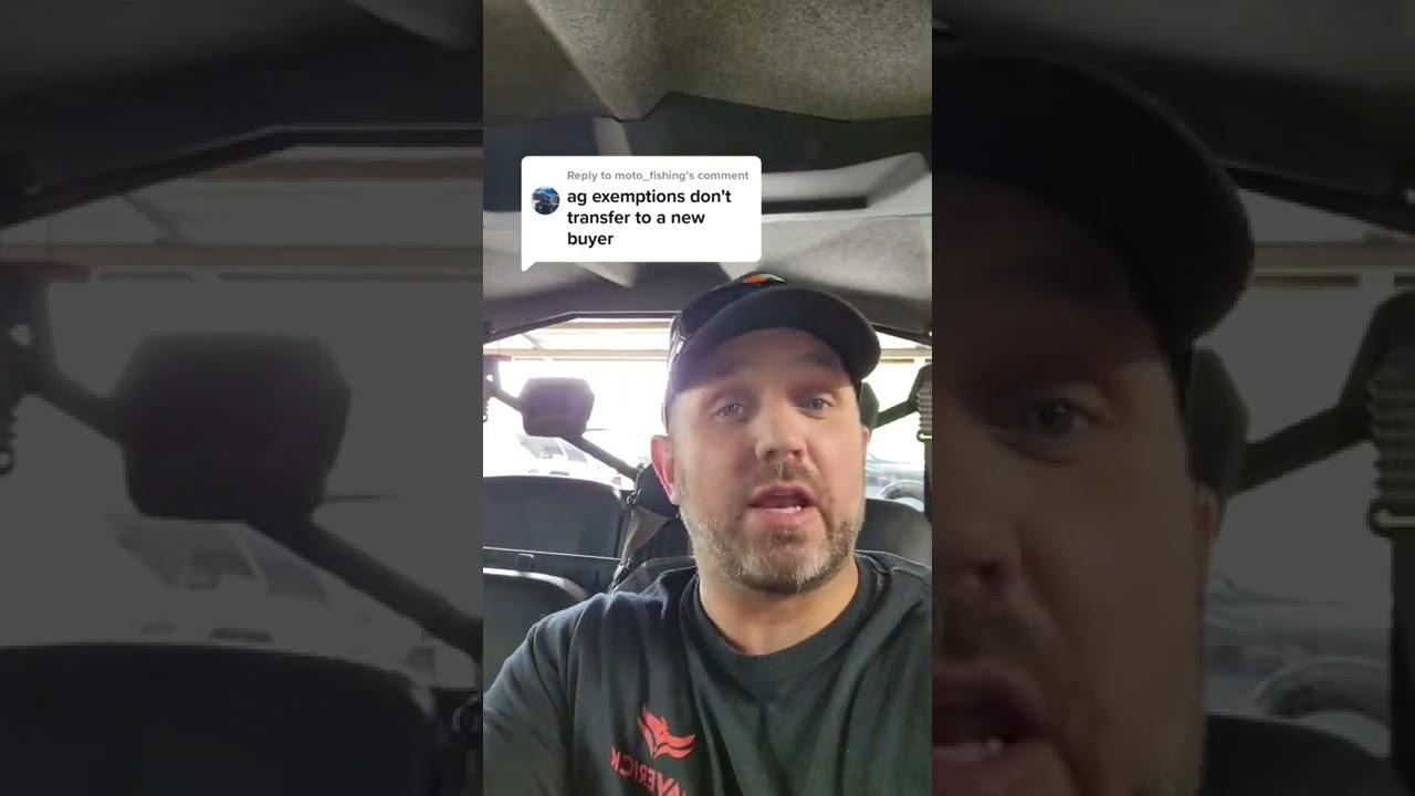 Does Ag Exemption Transfer When Buying Land in Texas? | Watch