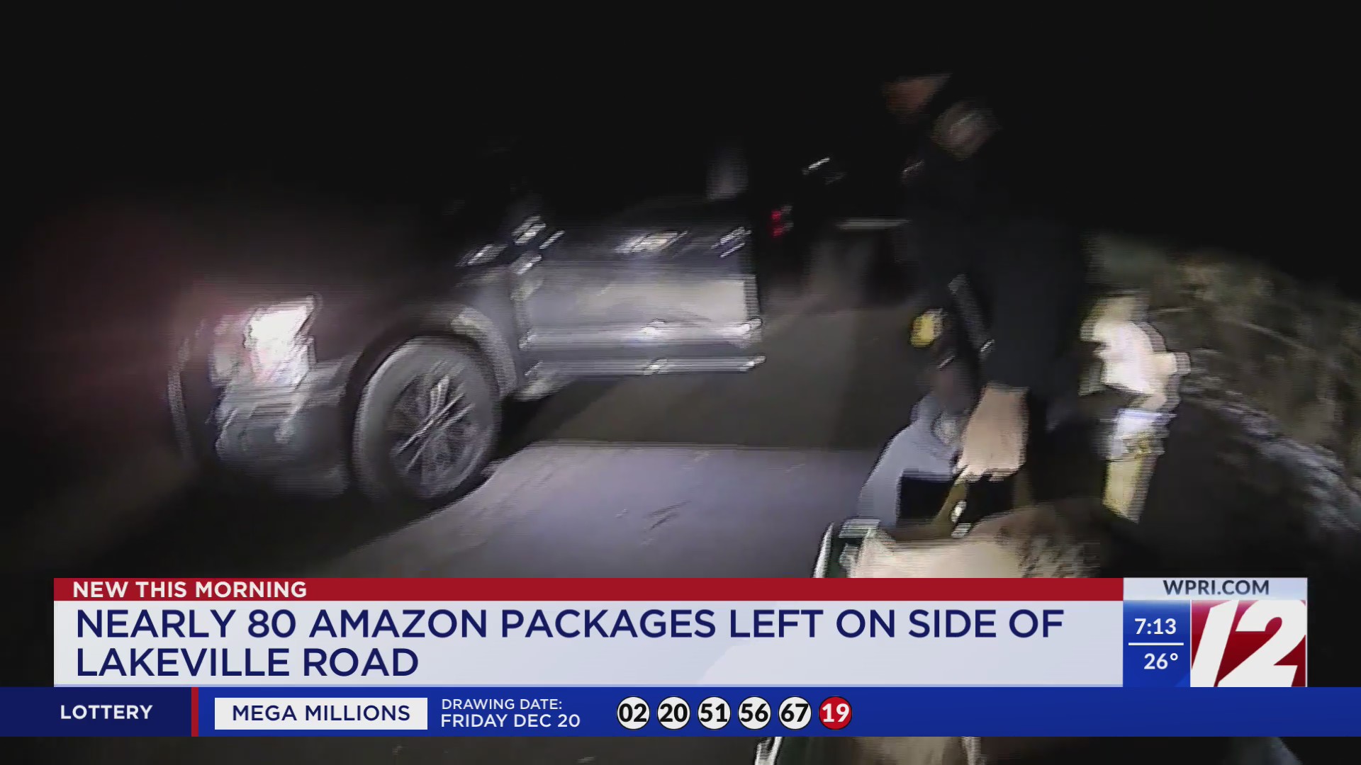 Police Amazon driver dumped 80 packages in woods