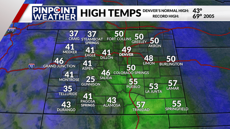 Denver Weather: Dry Christmas, But Snow In The Mountains