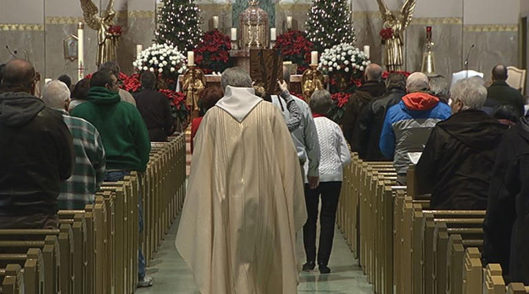 Where Christmas Mass will be held in western Massachusetts