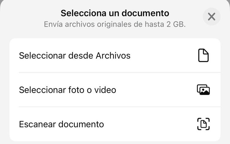 WhatsApp. Foto: Captura de pantalla
