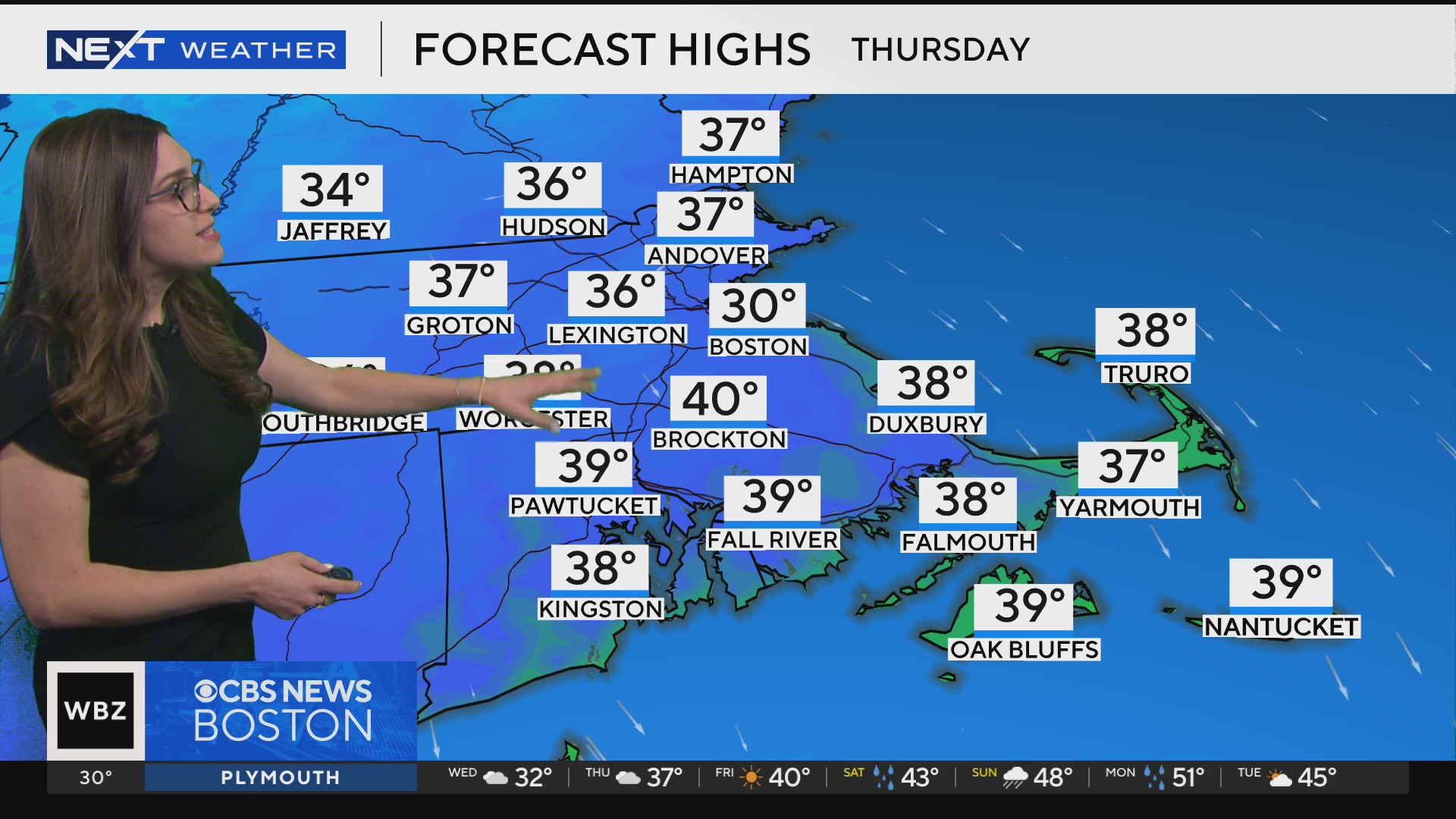 Next Weather WBZ weather forecast