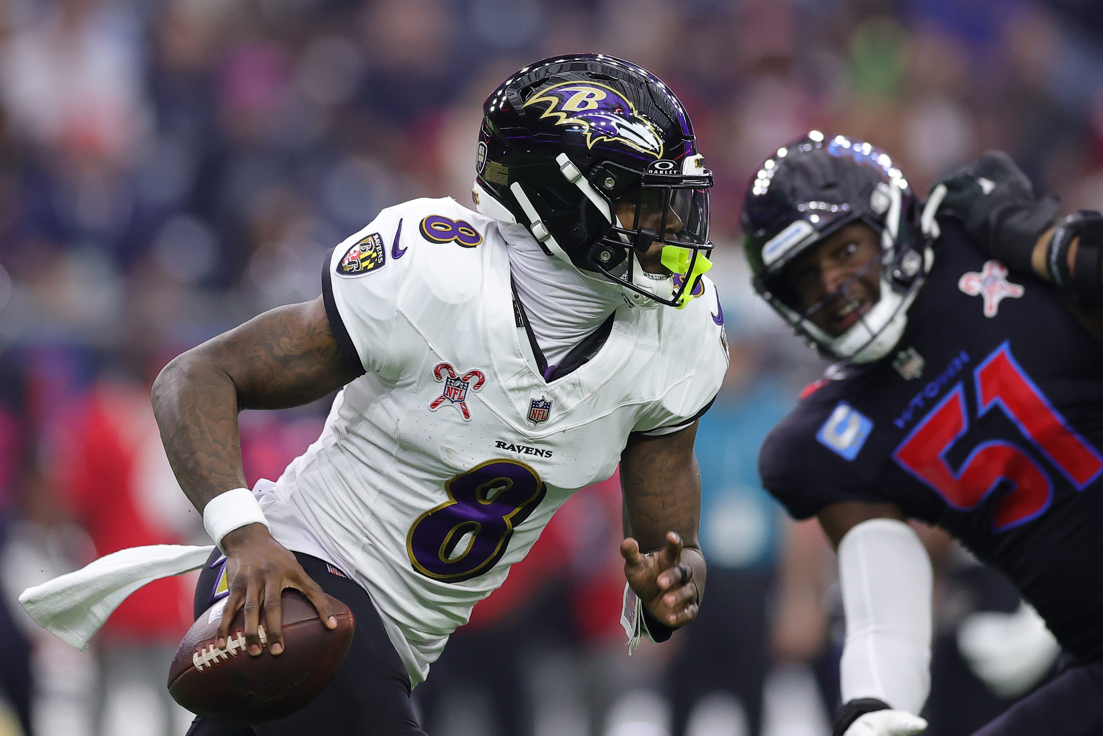 Lamar Jackson passes Michael Vick for most rushing yards by QB in NFL