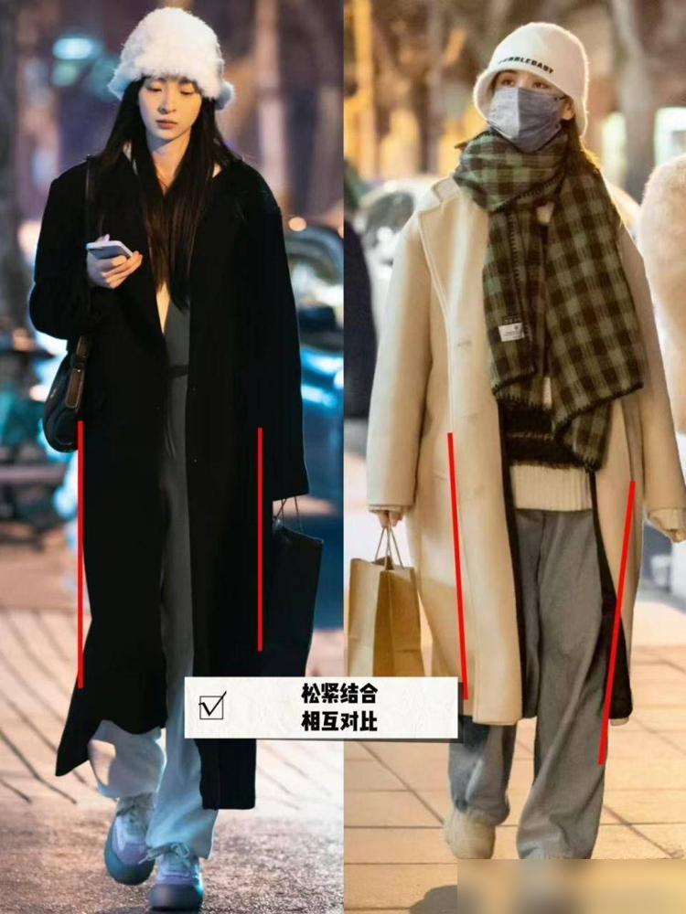 被重庆女生惊艳了！满大街都是“大衣+运动裤”，洋气显高还保暖