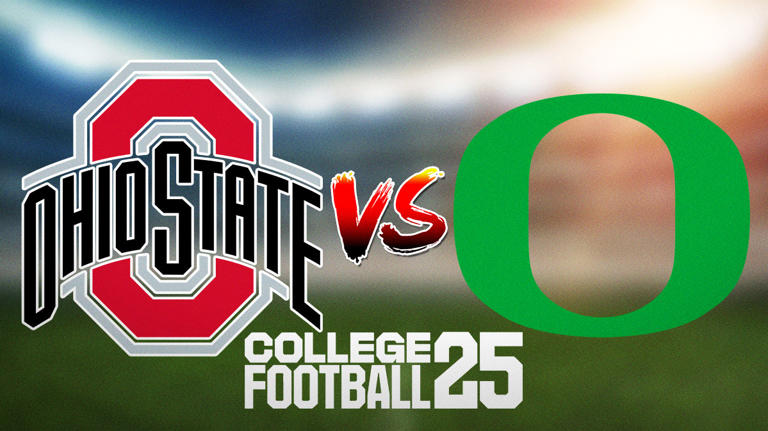 Ohio State vs. Oregon Results According to College Football 25