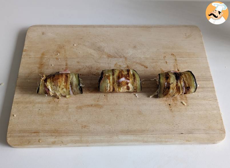 Auberginenröllchen in der heißluftfritteuse