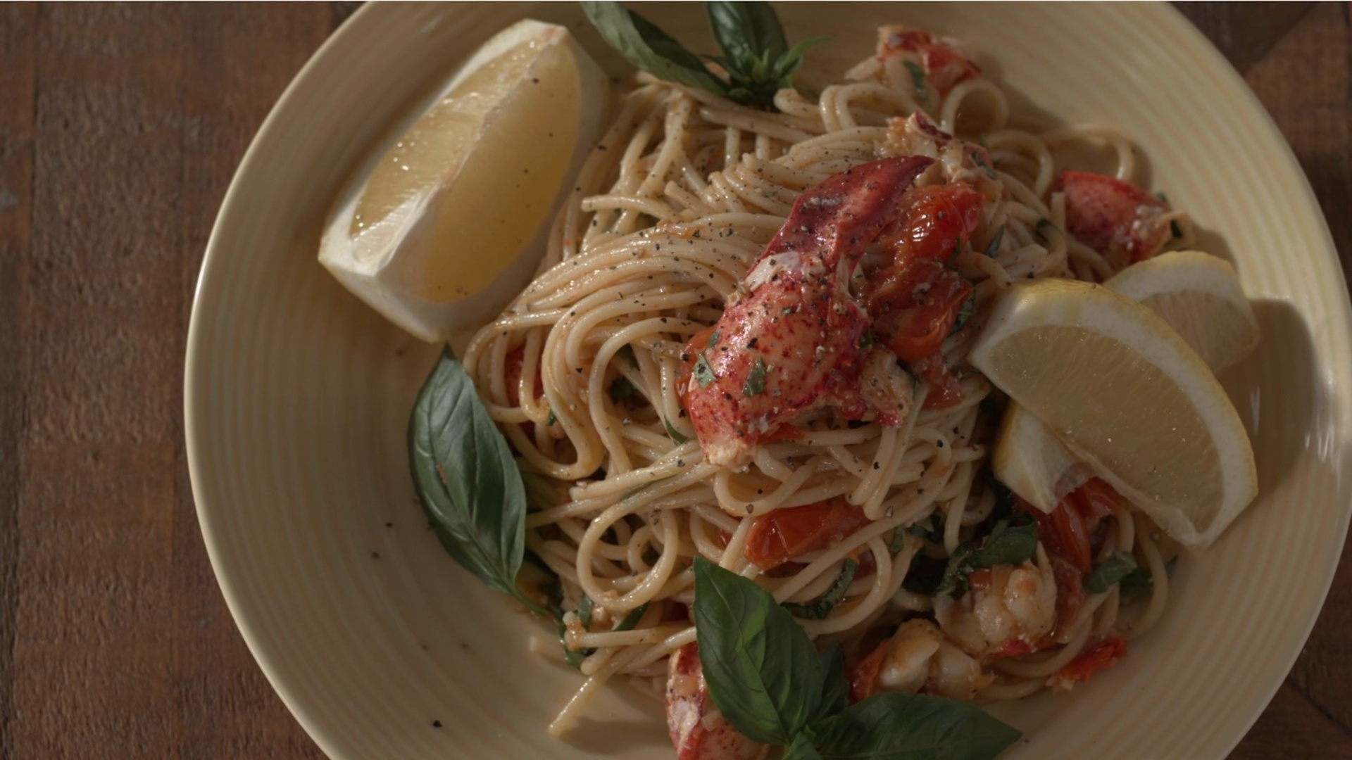 Hummer-Spaghetti, Meeresfrüchte in Perfektion