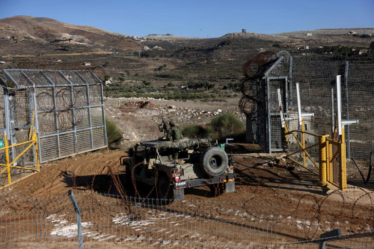 The Israeli-controlled Golan Heights overlook southern Syrian villages.