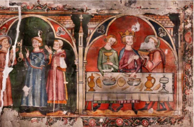 Hidden 13thcentury murals in Angers Cathedral revealed after 500 years