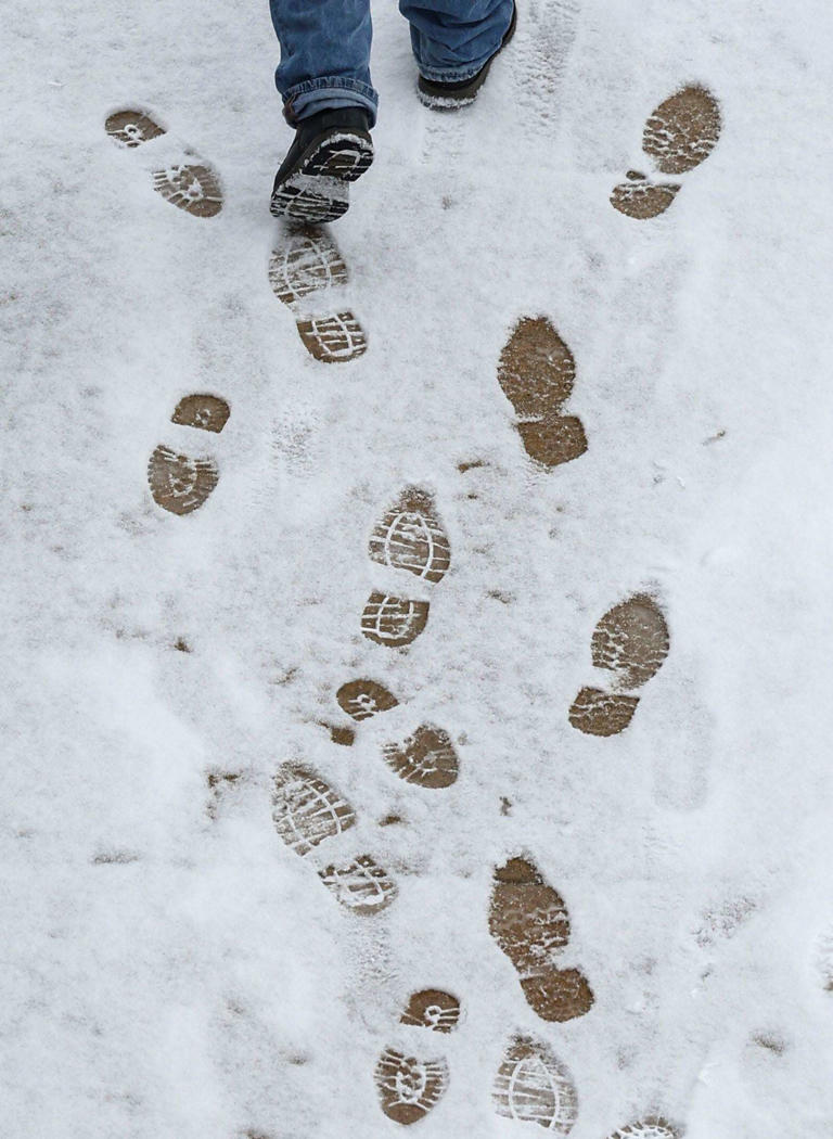 Photos from the Lehigh Valley’s 1st snow of 2025. How much did we get?