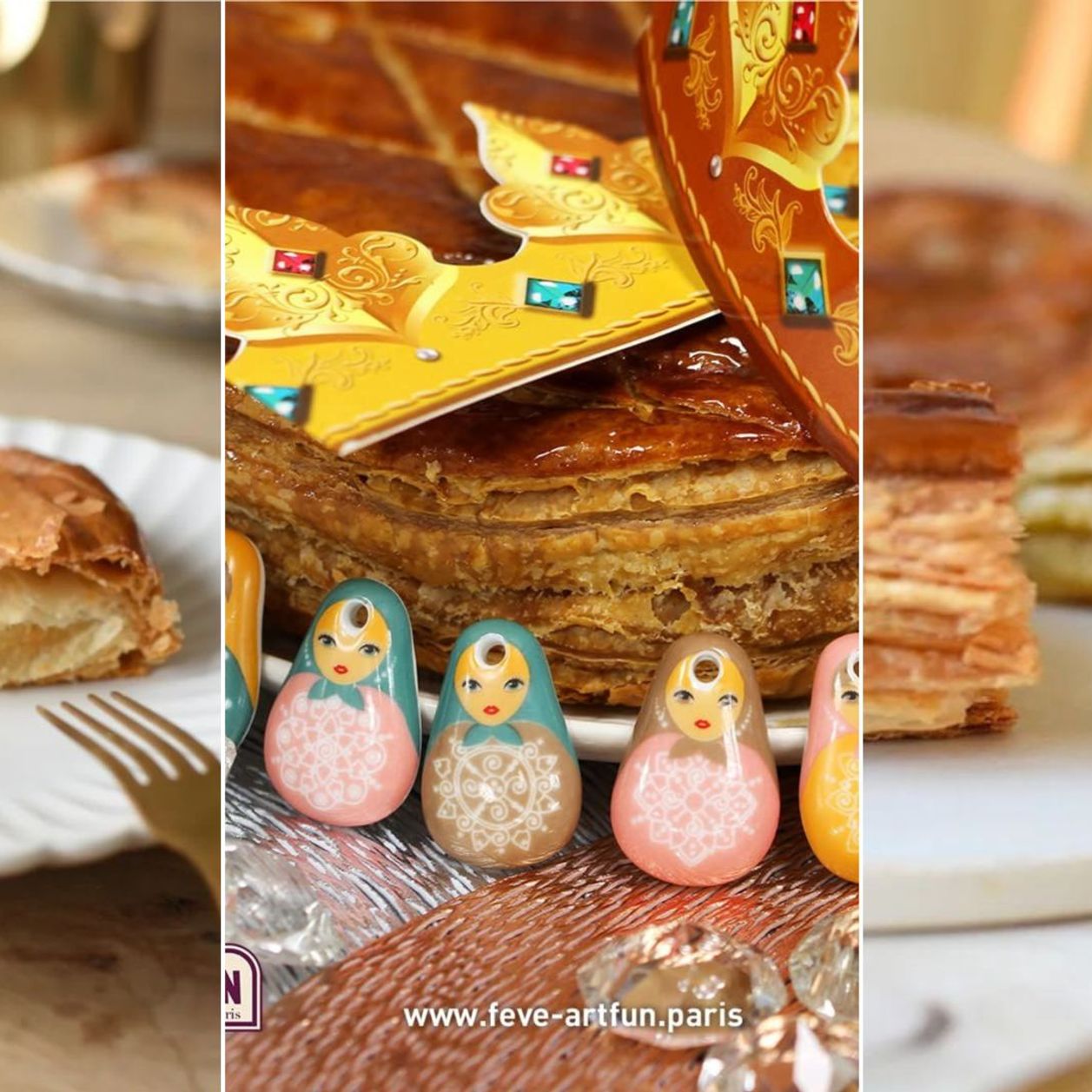 Lot De 10 Fèves Matelas Gonflables Assorties Pour Galette Des Rois