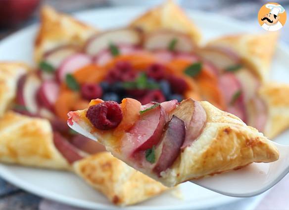 Sternentorte mit früchten