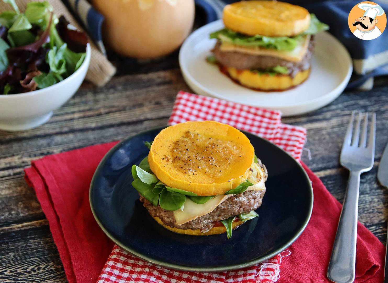 Butternut-burger (garantiert ohne brot!)