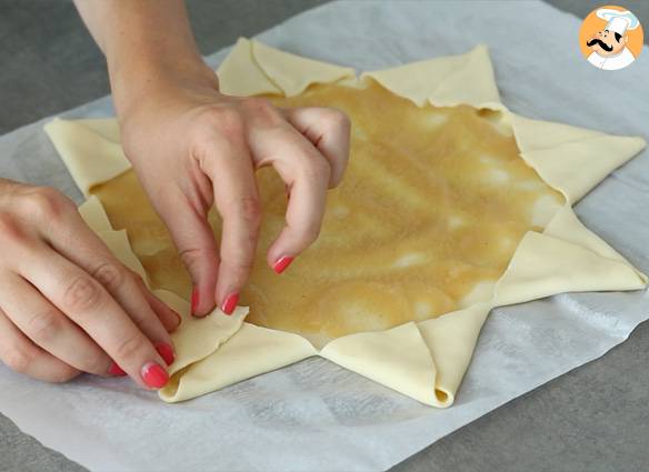 Sternentorte mit früchten