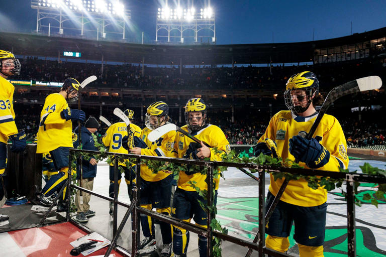 Ranking Michigan hockey’s outdoor game jerseys